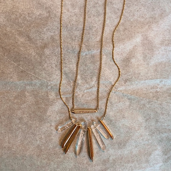 Stella & Dot Rebel Cluster Necklace - Picture 2 of 6